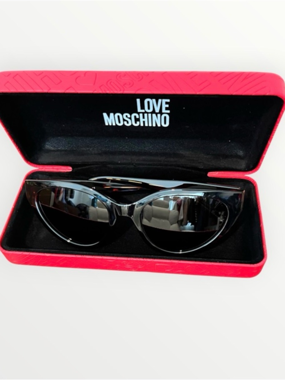 Love Moschino MOL049/S Tortoise Cat-Eye Sunglasses Brown & Black